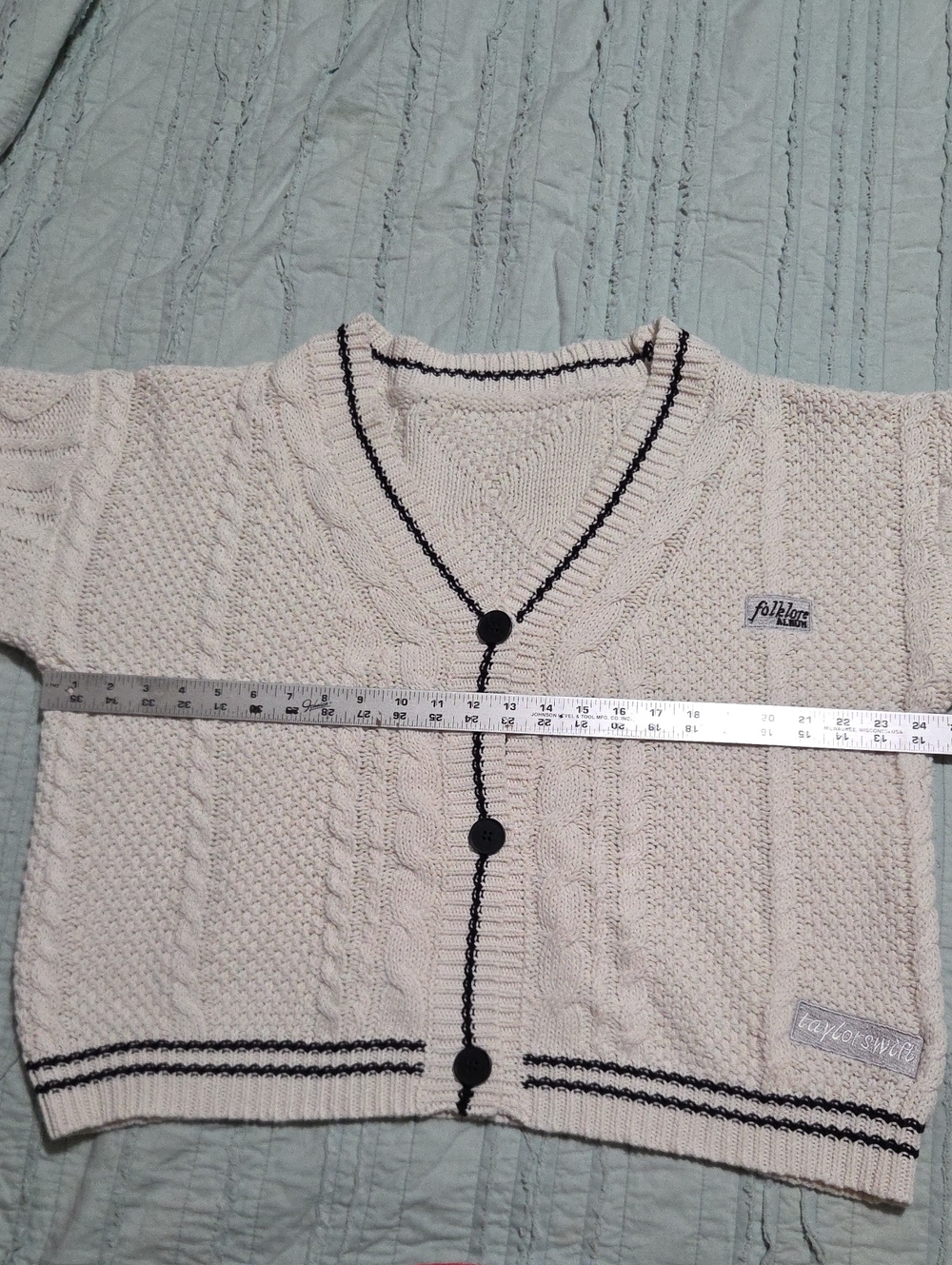 Taylor Swift Folklore Album Knit Cardigan - Picture 7 of 8
